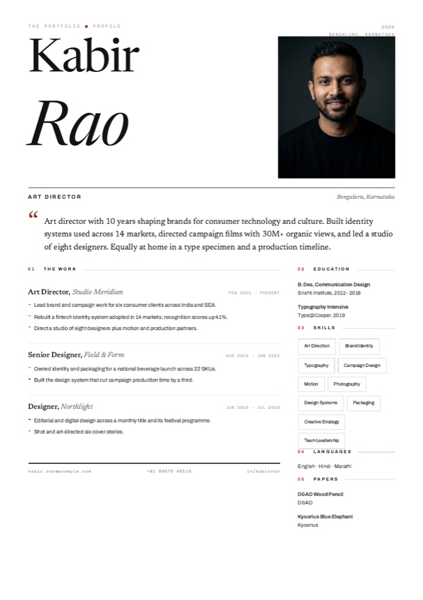 Resume design